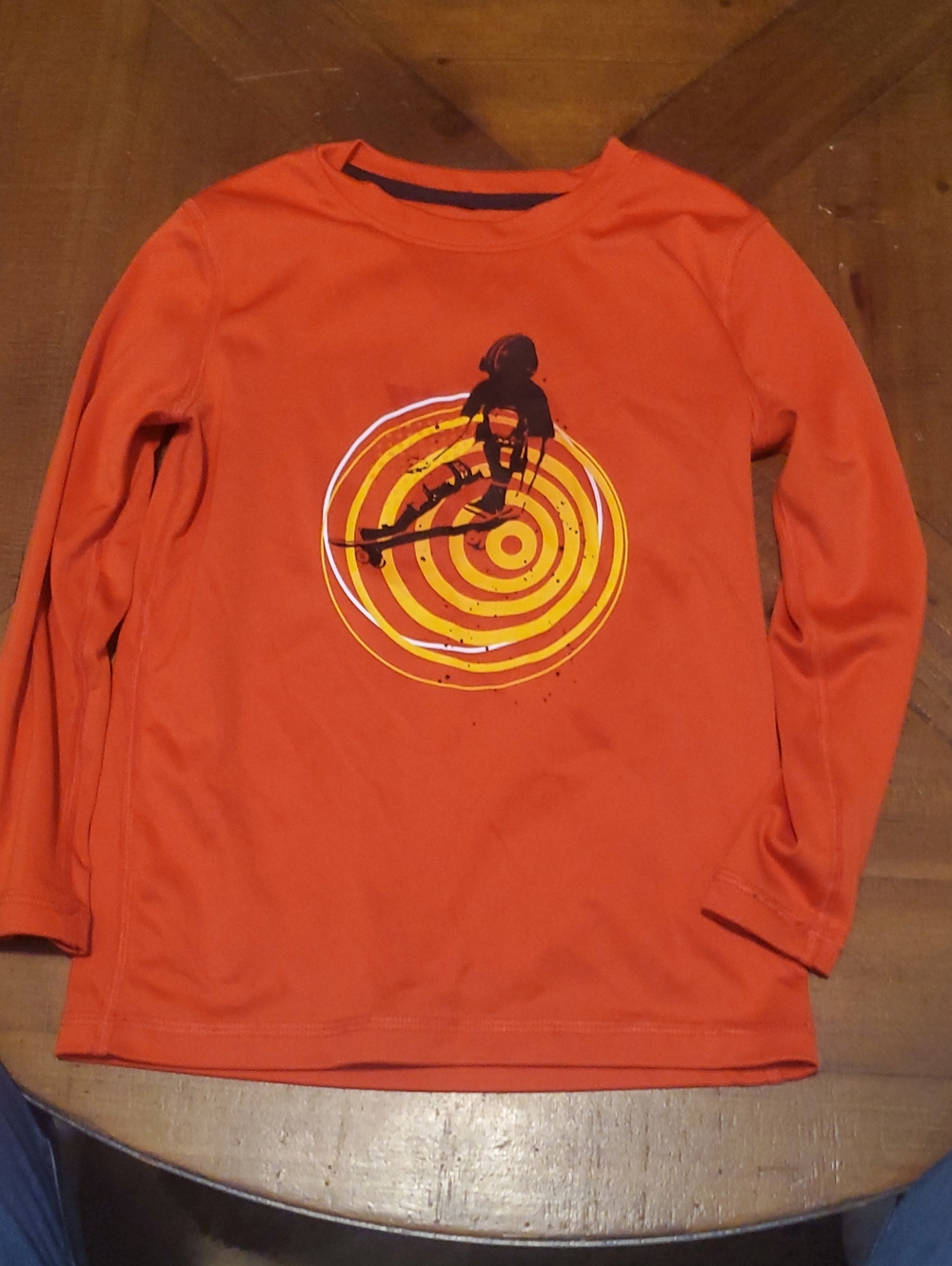 all in motion Orange Long-Sleeve Skate Target Graphic Tee